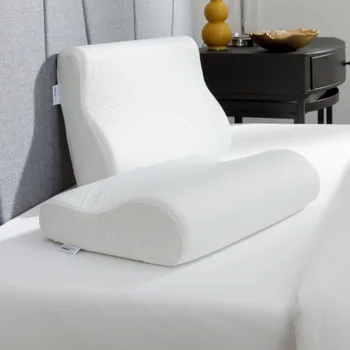  Эргономичная стандартная подушка для шеи из пены с эффектом памяти для спящих сбоку и на спине