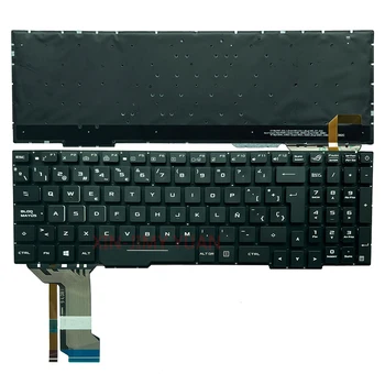  GL553 Испанская Клавиатура С RGB Подсветкой Для ASUS GL553V GL553VW FX553V FX553VD FX553VE GL753 GL753V GL753VD ZX553VD ZX53V FZ53V ZX73