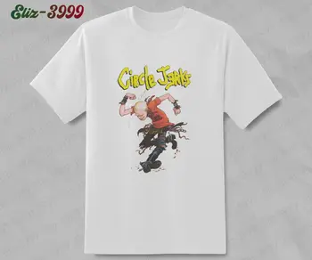  Circle Jerks Skank Man Мужская лицензионная футболка рок-н-ролльной музыкальной группы