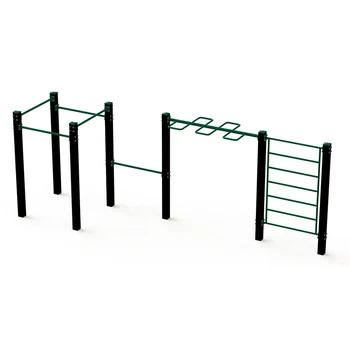  Производство оборудования для фитнеса на открытом воздухе Горизонтальная лестница для фитнеса на открытом воздухе для игры