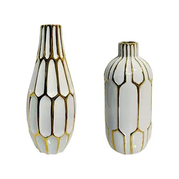 Ваза для цветов Креативные украшения Настольная керамическая ваза для подарка на свадьбу и праздники