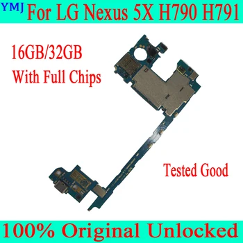  100% Протестированная Пластина Для LG Nexus 5X Материнская Плата H790 H791 16 ГБ 32 ГБ Оригинальная Разблокированная Логическая Плата LG Nexus 5X H790 H791