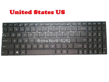  Клавиатура для ноутбука ASUS Q502 Q502LA N542 N542LA Черная, Соединенные Штаты, США, Без рамки С подсветкой
