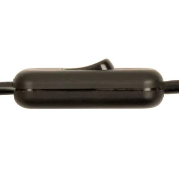  303 Кнопочный выключатель, захваты для шнура на обоих концах, простое переключение настольных ламп, долговечный и практичный светильник