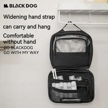  Сумка для стирки Naturehike BLACKDOG, водонепроницаемая Двухслойная Подвесная сумка для туалетных принадлежностей для женщин, сумка для хранения багажа в деловой поездке