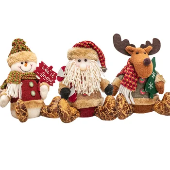  Креативная Рождественская кукла, украшения для праздничной атмосферы, Легко моющаяся Мягкая Высококачественная Уникальная игрушка Санта-Клаус, Украшающая Санта-Клауса