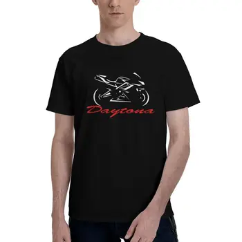  TRIUMPH-Daytona 675 Модная футболка из хлопка с принтом, мужская футболка, мужские топы, забавная футболка с коротким рукавом