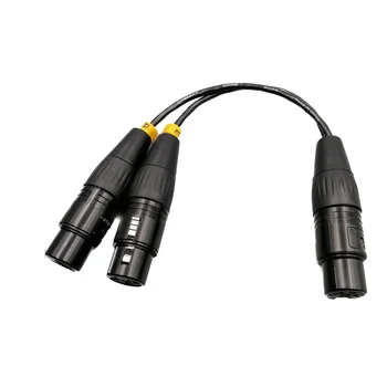  Четырехжильный кабель преобразования XLR в двухжильный кабель преобразования XLR от одного до двух аудиокабель