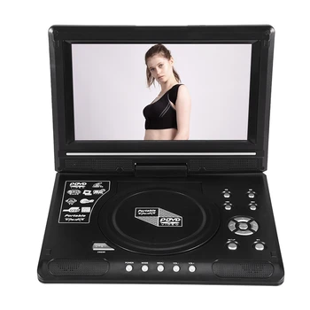  9,8-дюймовый портативный мобильный DVD с мини-телевизором, HD-плеером, встроенной аккумуляторной батареей, поддержкой SD-карты/ USB-порта/Dvd Us Plug