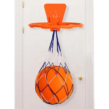  Бесшумные баскетбольные портьеры Сетка для кольца для баскетбольных ворот Баскетбольная сетка для ворот, установленная на стене и двери, сетка для кольца для ворот, переднее крепление Баскетбольных ворот Для