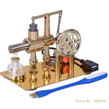  Металлическая модель двигателя Стирлинга Физический научный эксперимент Модель двигателя Стирлинга Физический научный эксперимент Учебные пособия