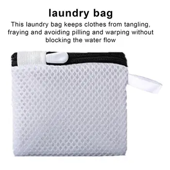  Сетчатый мешок для белья, набор из 3 двухслойных сетчатых мешочков с гелем для стирки, предотвращающих спутывание одежды, утолщенных для стирки.