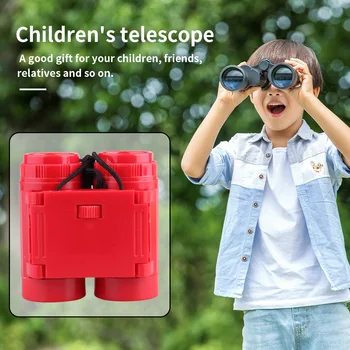  Детский ремешок для телескопа, детский бинокль с 2,5-кратным увеличением, Бинокль для просмотра игрушек, Концерт, детские путешествия, детский сад