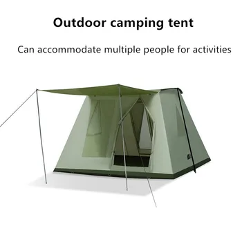  Походная палатка для кемпинга, Изысканный кемпинг, Утолщенный непромокаемый свет, Роскошный Открытый Навес, Большой портативный