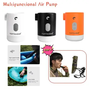  Max Pump 2 Pro 4-в-1 Портативный мини-воздушный насос, Электрический надувной матрас, USB-зарядка, Спальный коврик, матрас для кемпинга Packraft