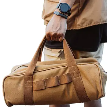  Небольшая сумка для инструментов, походная сумка, портативные сверхмощные нескользящие сумки для хранения на открытом воздухе со встроенной застежкой-молнией и регулируемой пряжкой