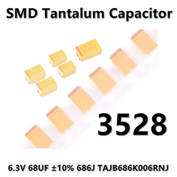  (5шт) 3528 (Тип B) 6,3 В 68 МКФ ± 10% 686J TAJB686K006RNJ 1210 SMD танталовый конденсатор